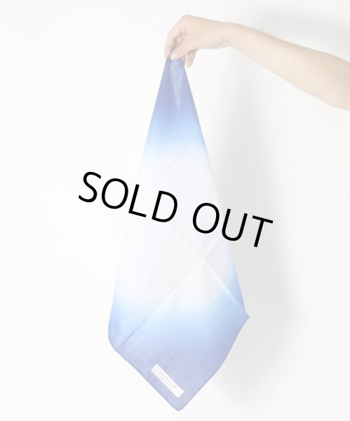 板締染 BAN-SHIKI グラデーション型ブルー - 内田染工場